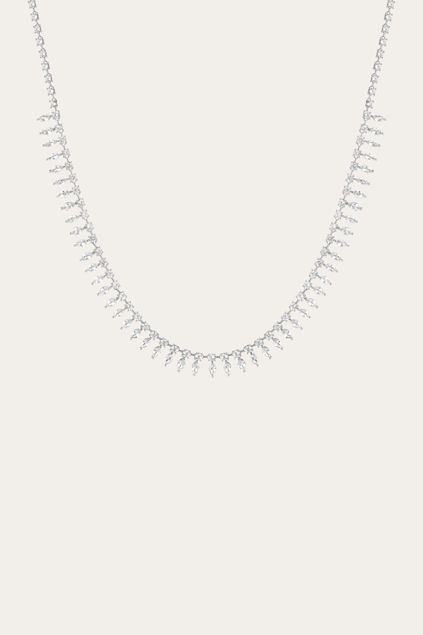 Aurate x Frye: Marquise Fringe Necklace