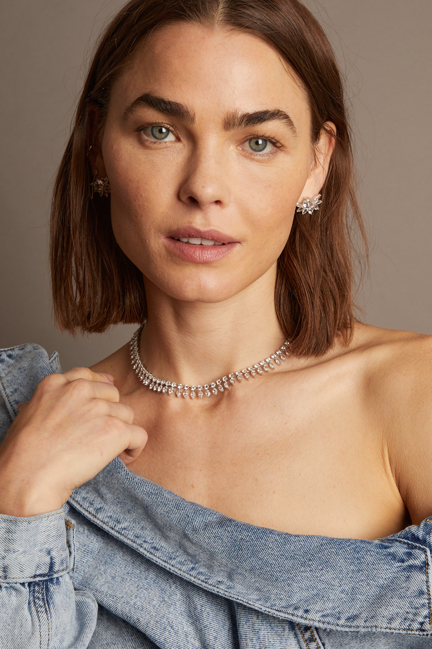 Aurate x Frye: Marquise Fringe Necklace