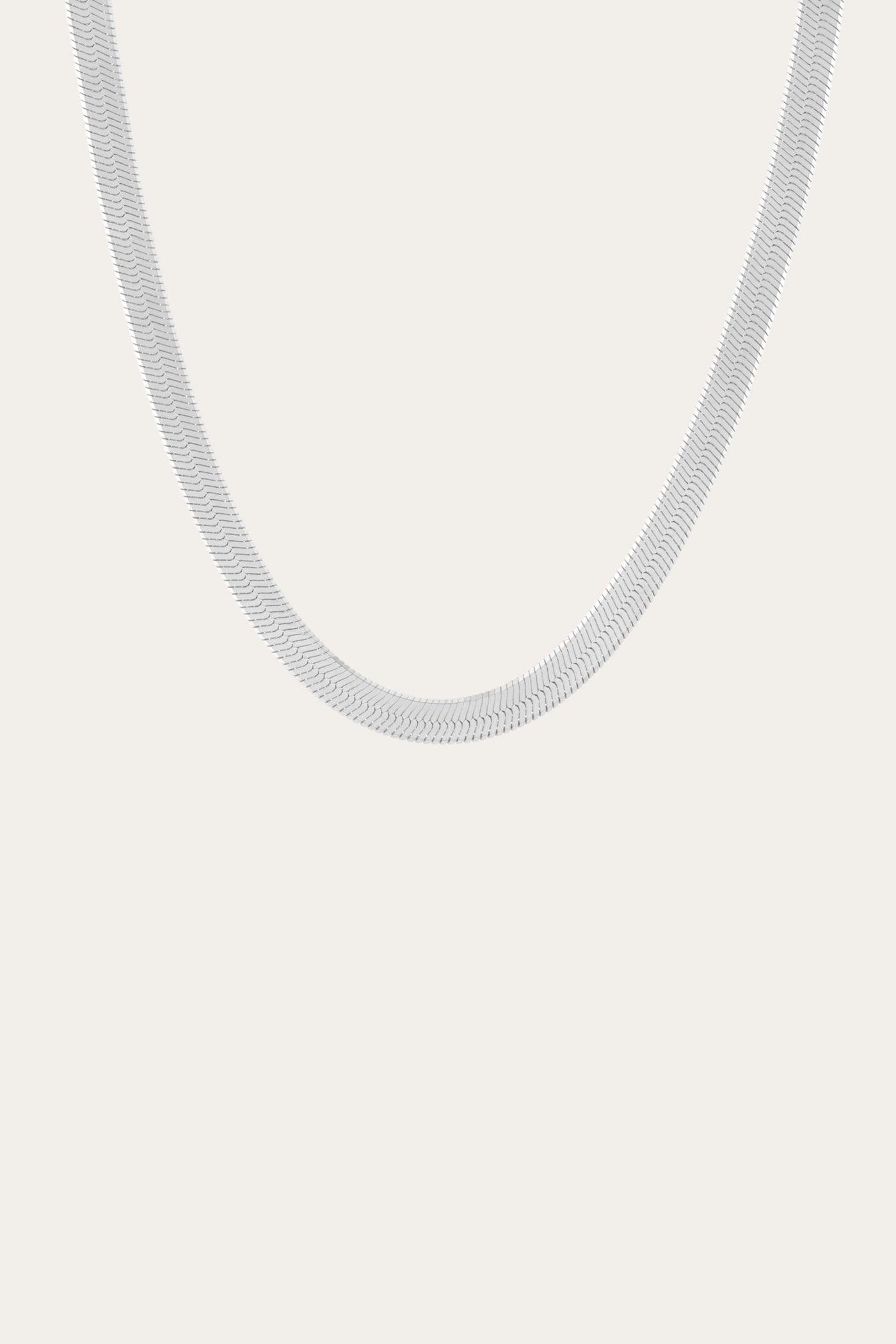 Aurate x Frye: Extra Bold Herringbone Necklace