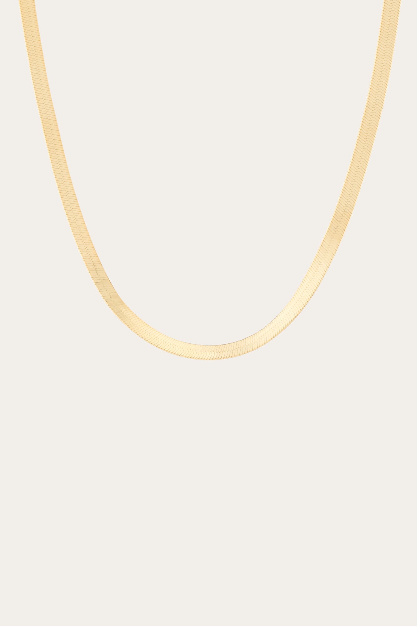 Aurate x Frye: Bold Herringbone Necklace