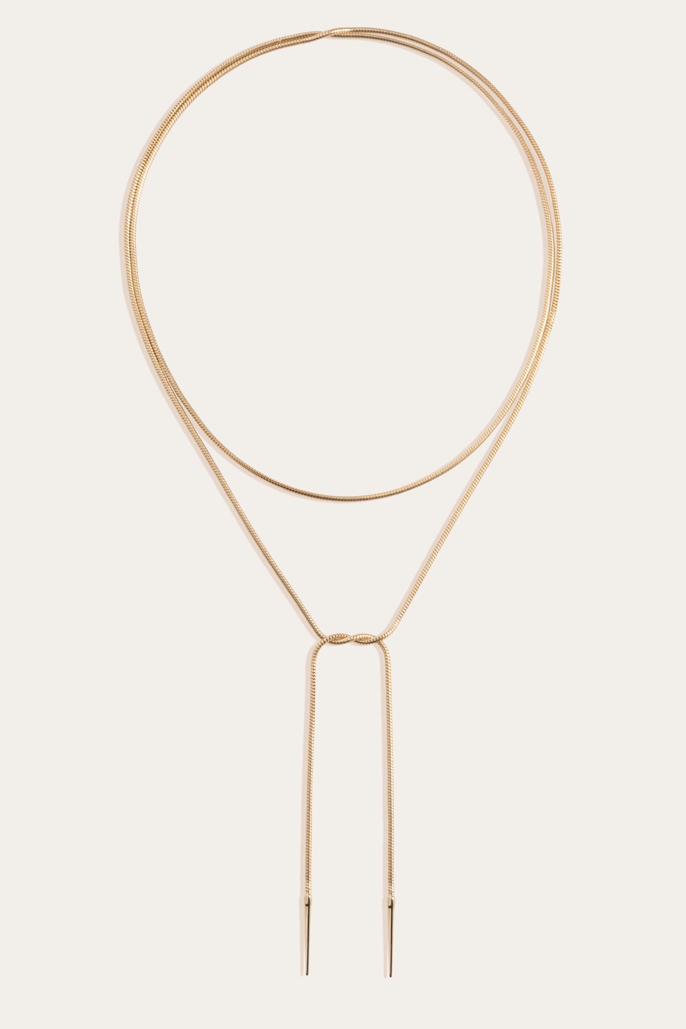 Aurate x Frye: Lasso Wrap Necklace