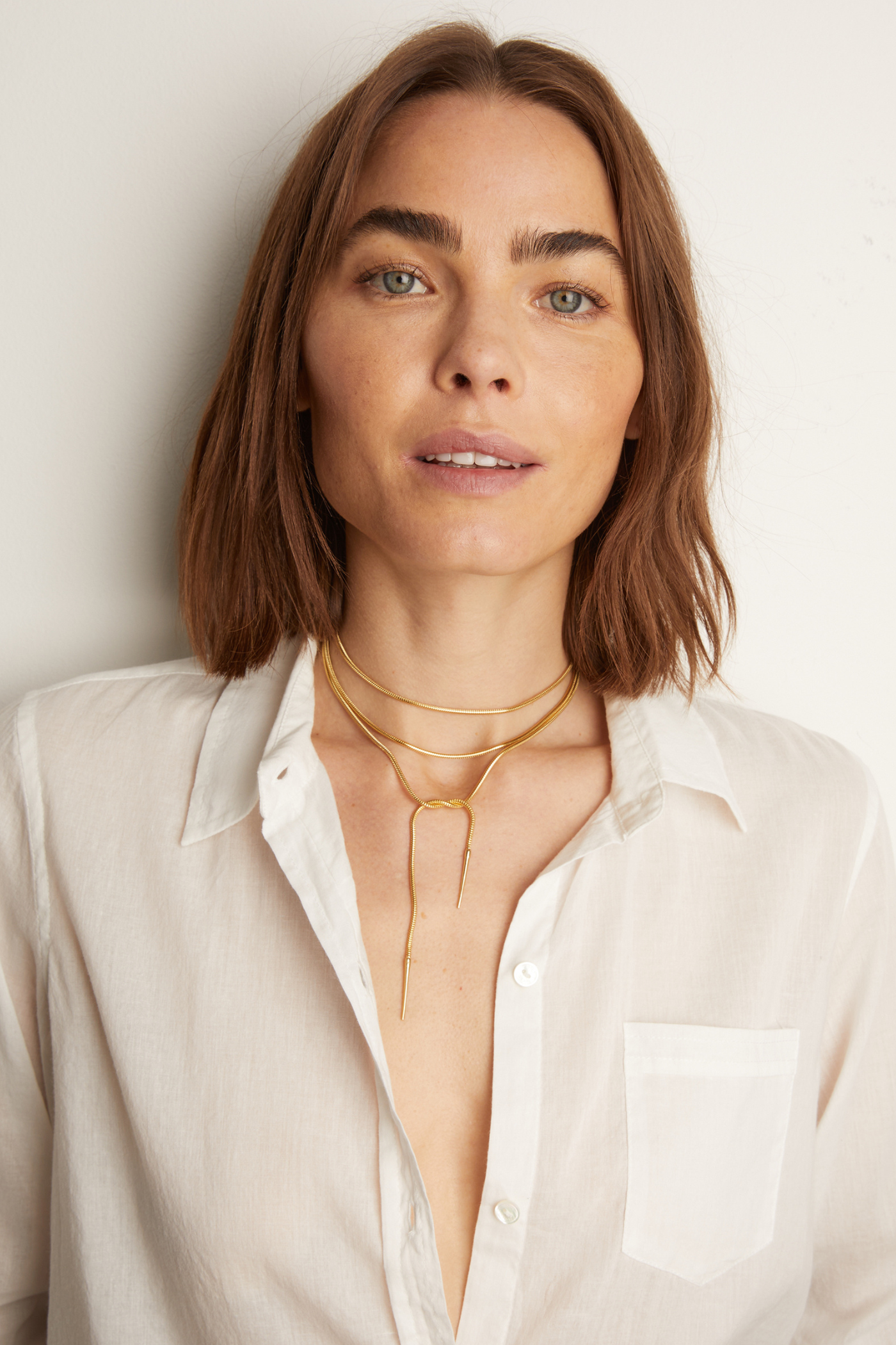 Aurate x Frye: Lasso Wrap Necklace