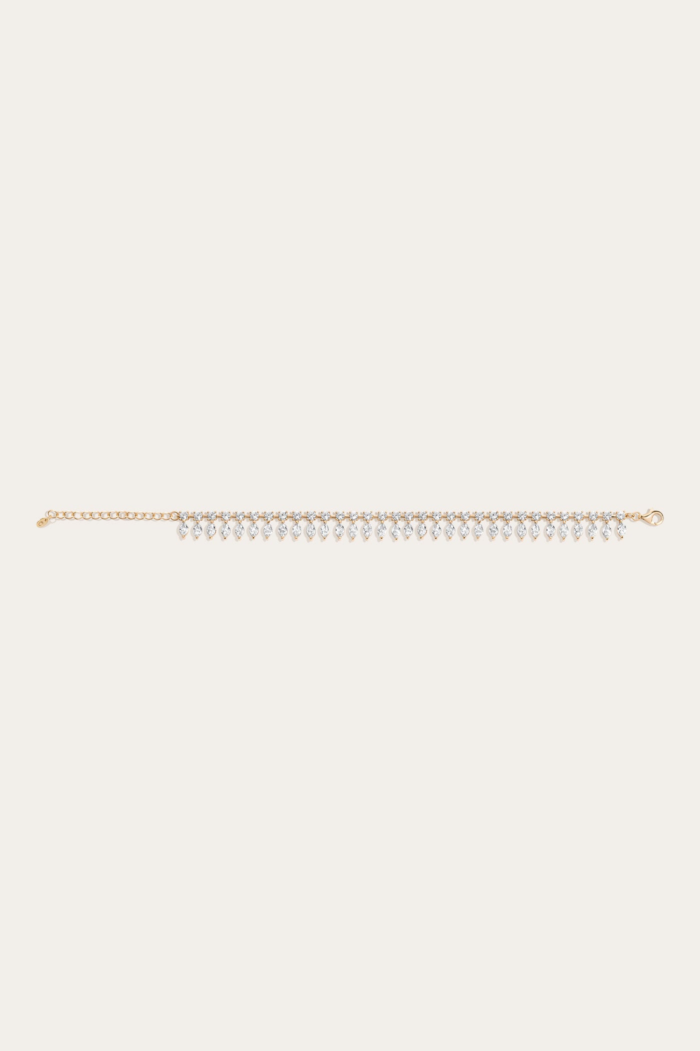 Aurate x Frye: Marquise Fringe Bracelet