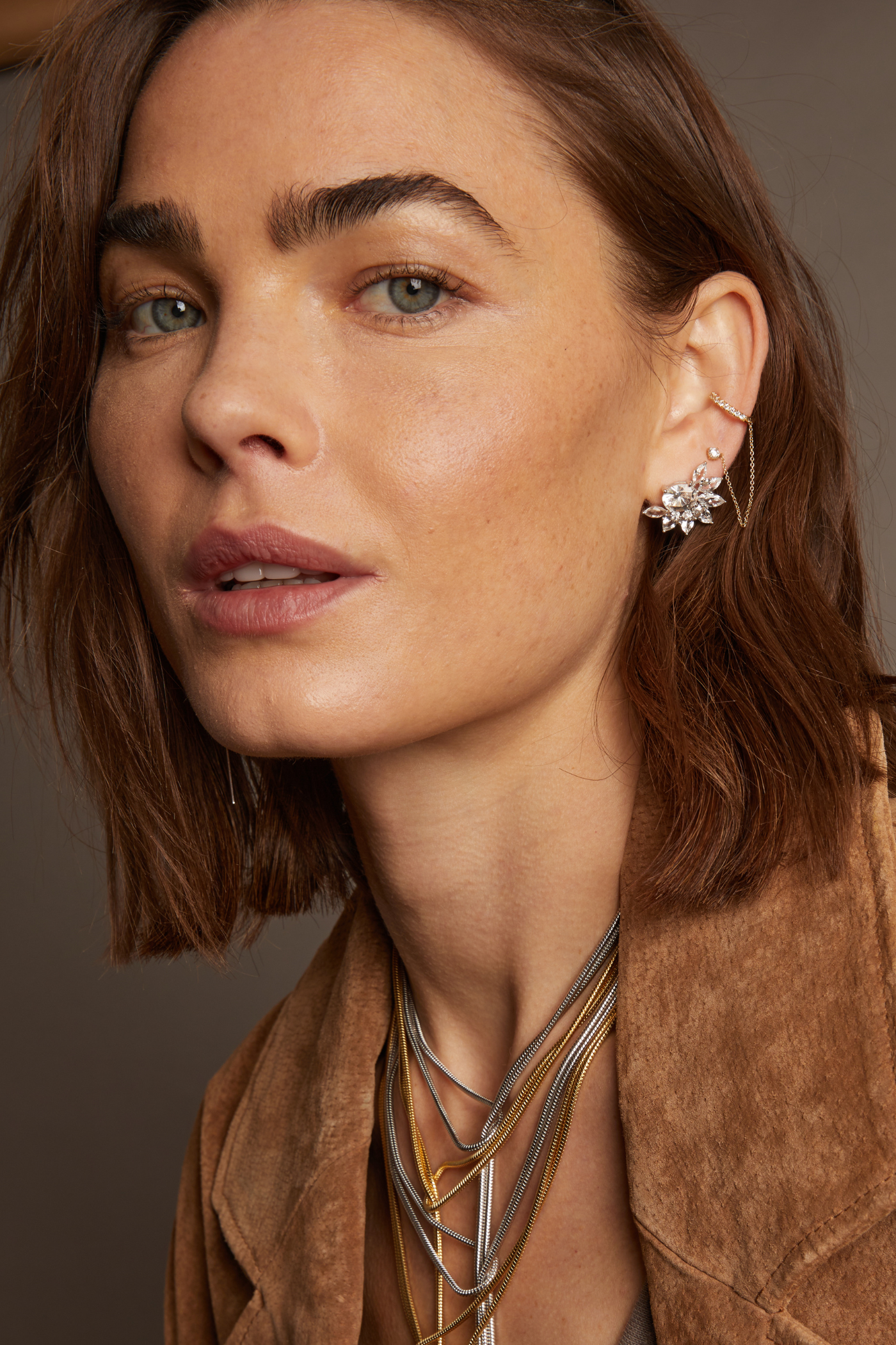 Aurate x Frye: Marquise Fringe Earrings