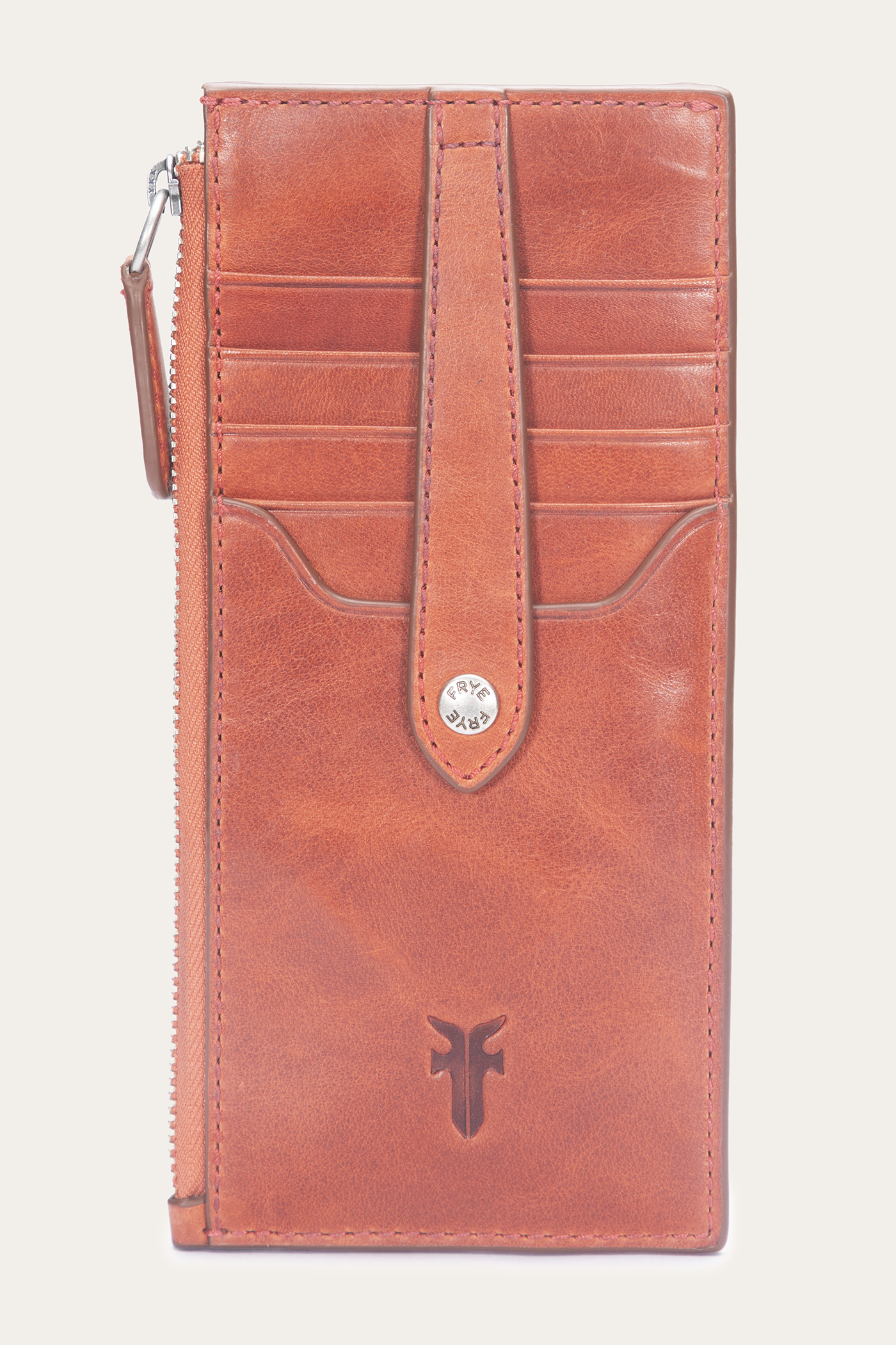 Women's Persimmon Melissa Snap Card Wallet | The Frye Company
