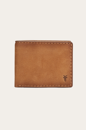 Logan Nubuck Money Clip Card Case