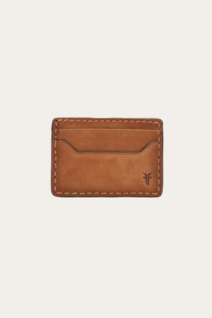 Logan Nubuck Money Clip Card Case