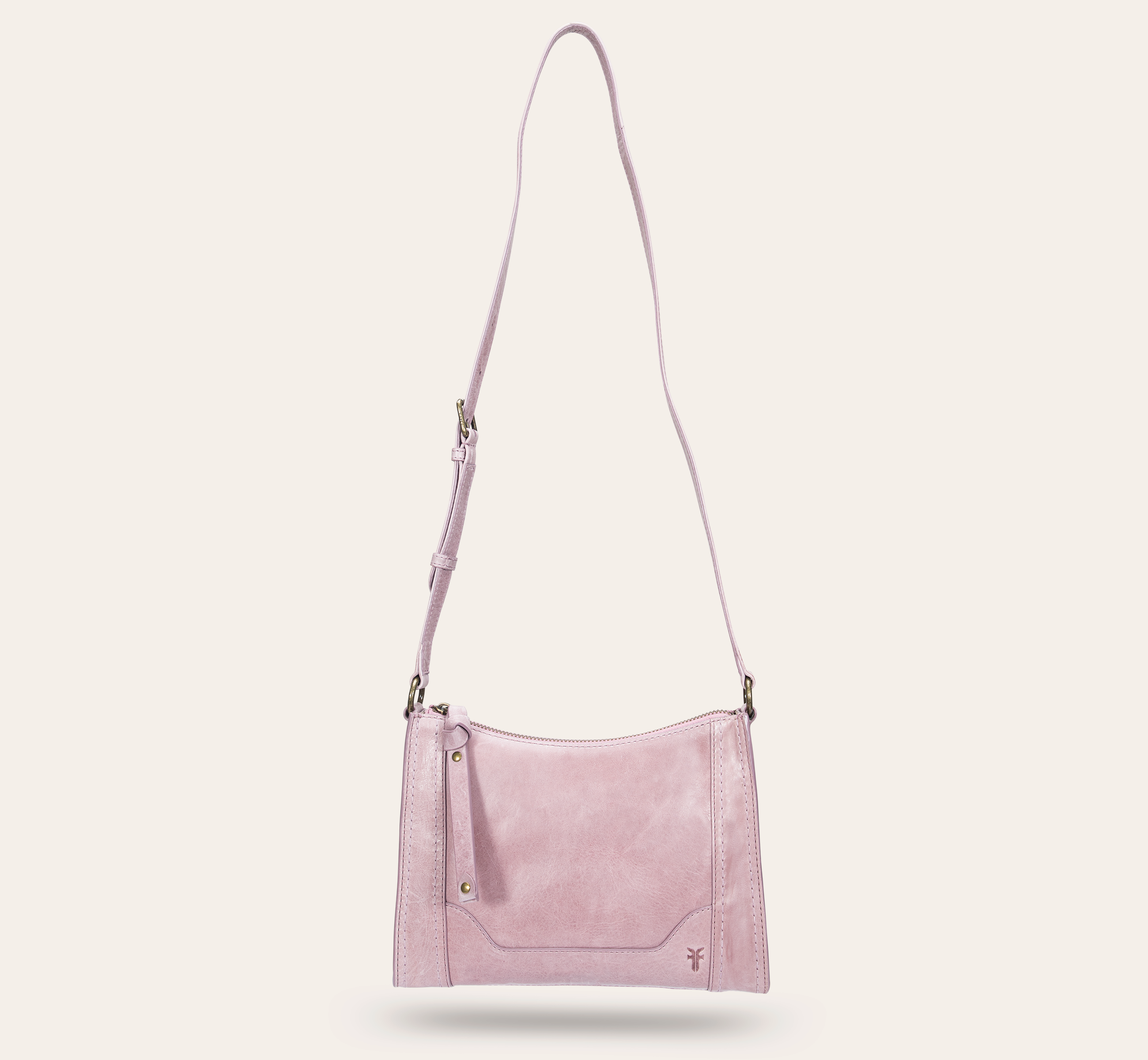Frye melissa zip leather crossbody bag hotsell