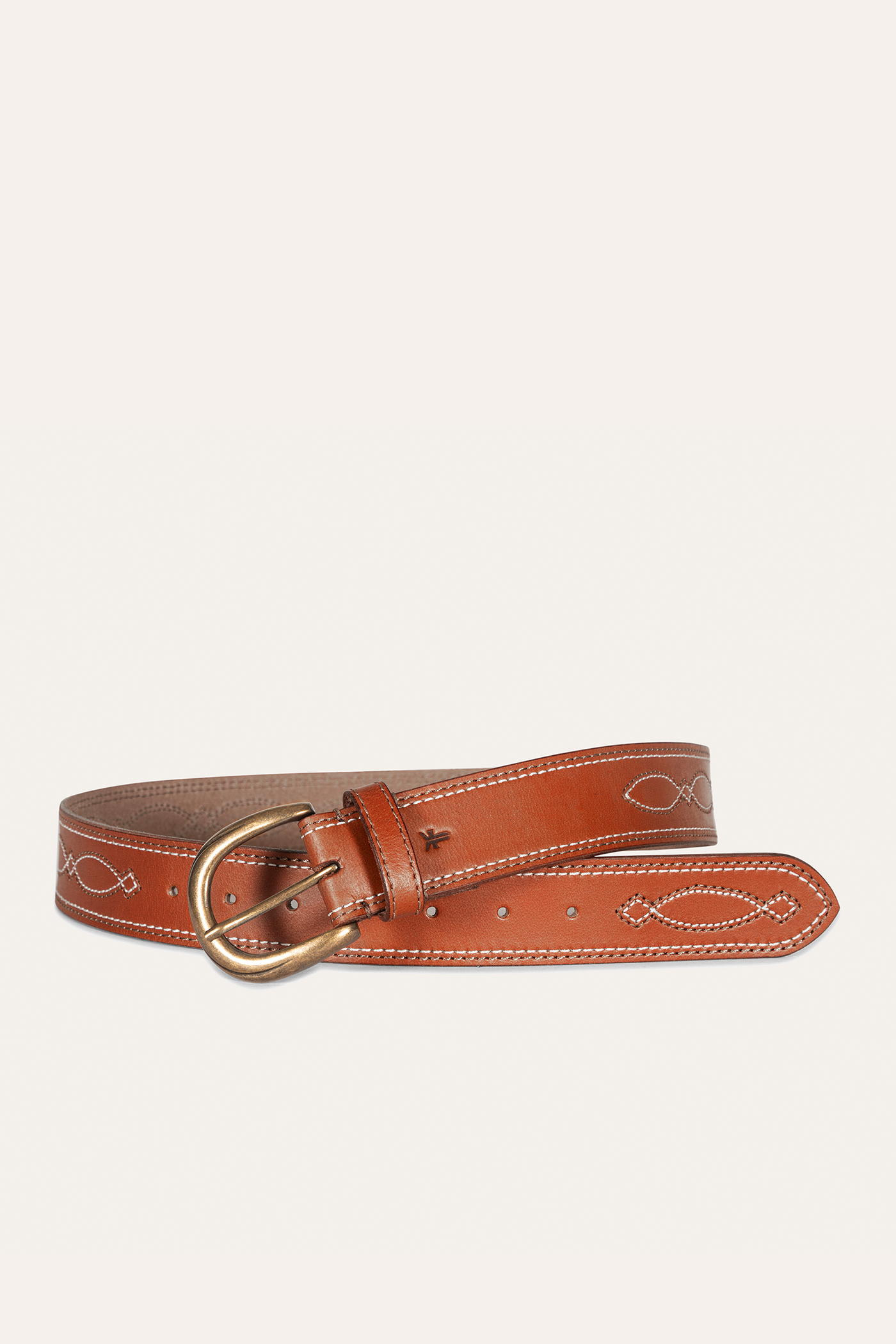 40mm Belt 2 tone Stitch