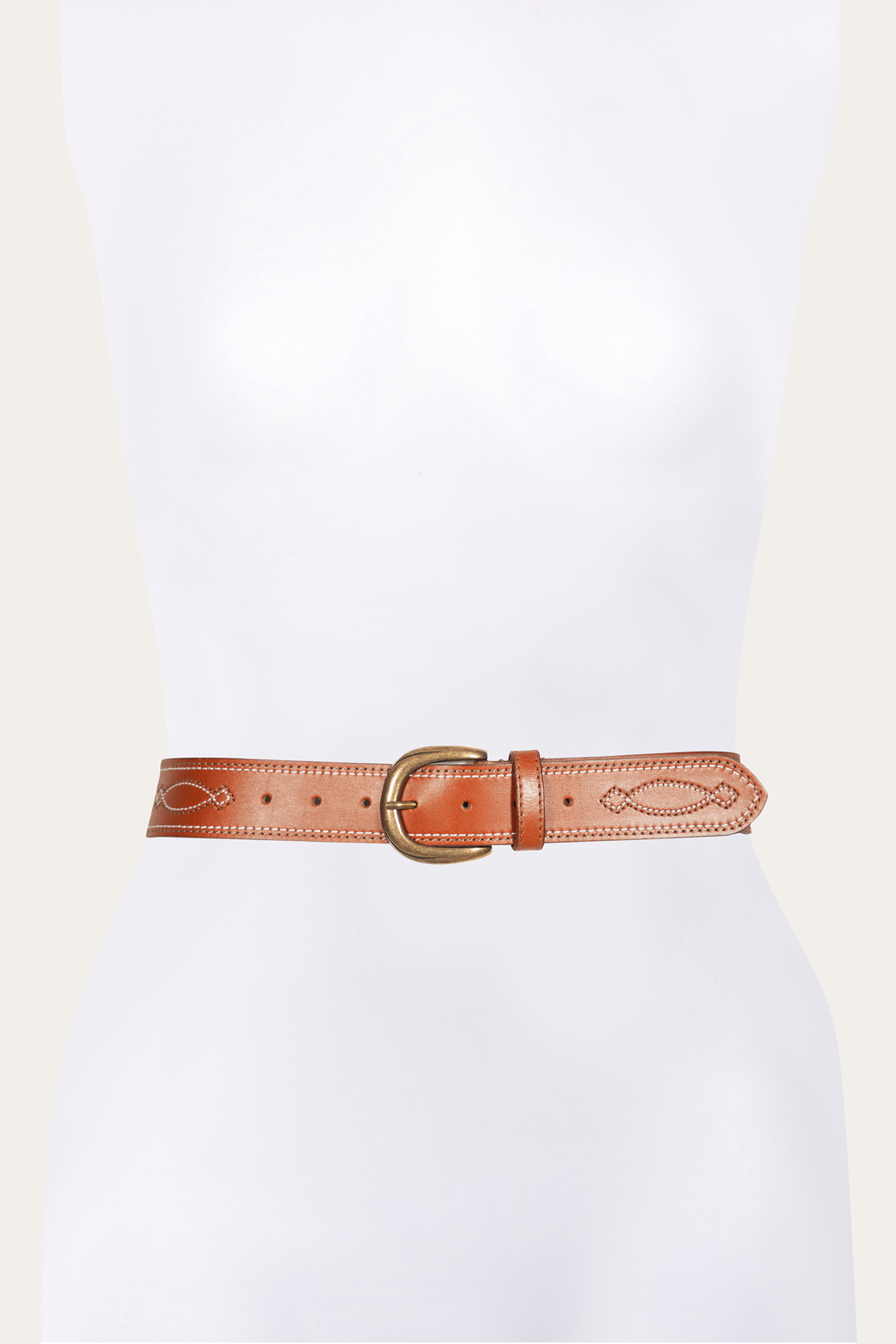 40mm Belt 2 tone Stitch