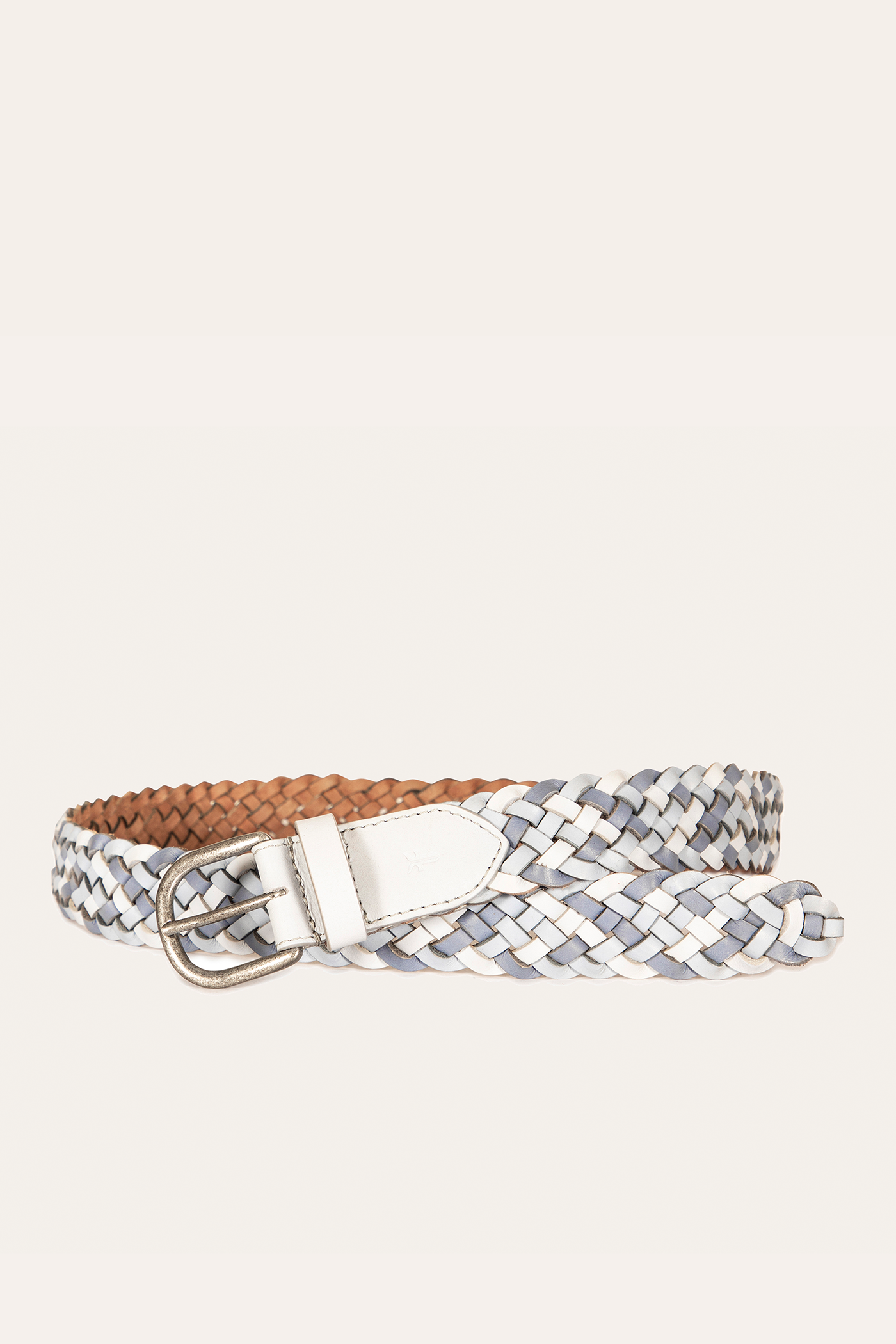 35mm Tonal Woven Leather Belt