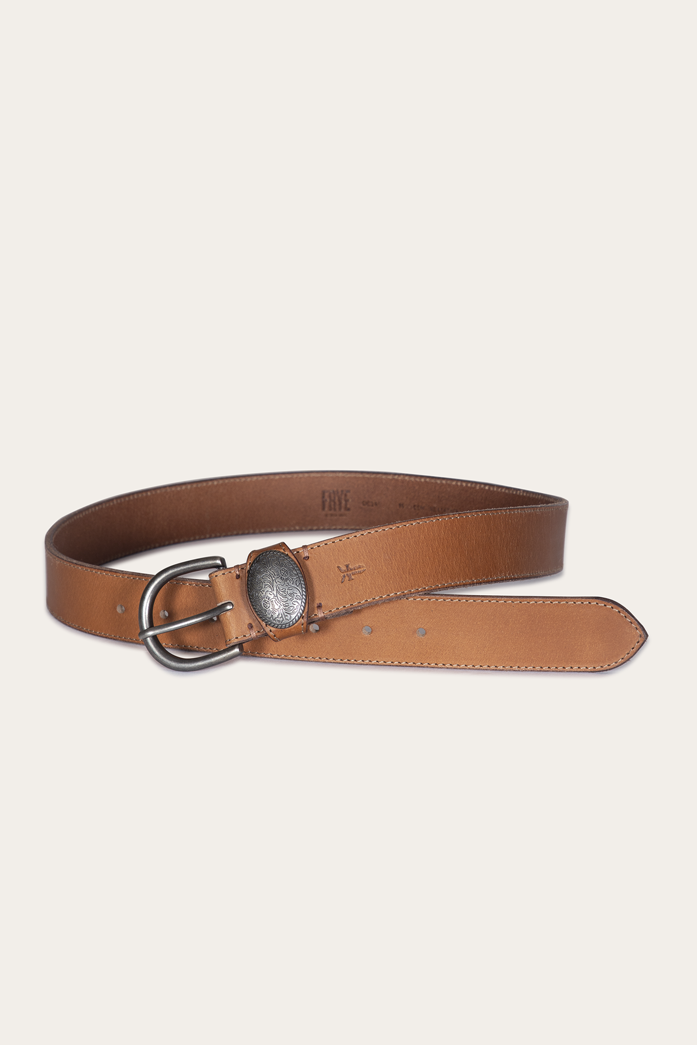 35 Mm Belt With Concho On Loop