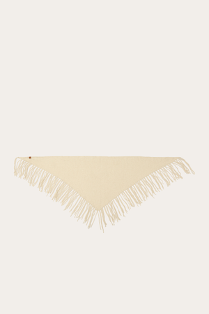 Long Fringe Triangle Scarf