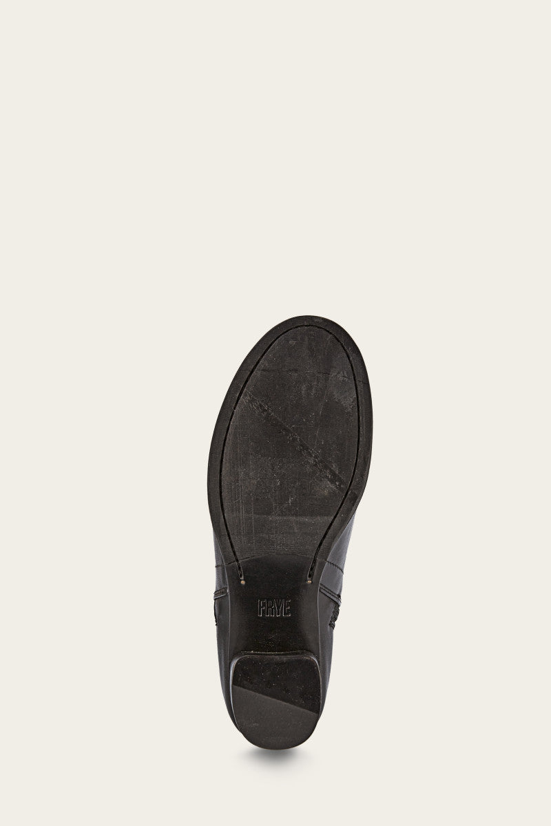 Addie Double Zip - Black - Sole