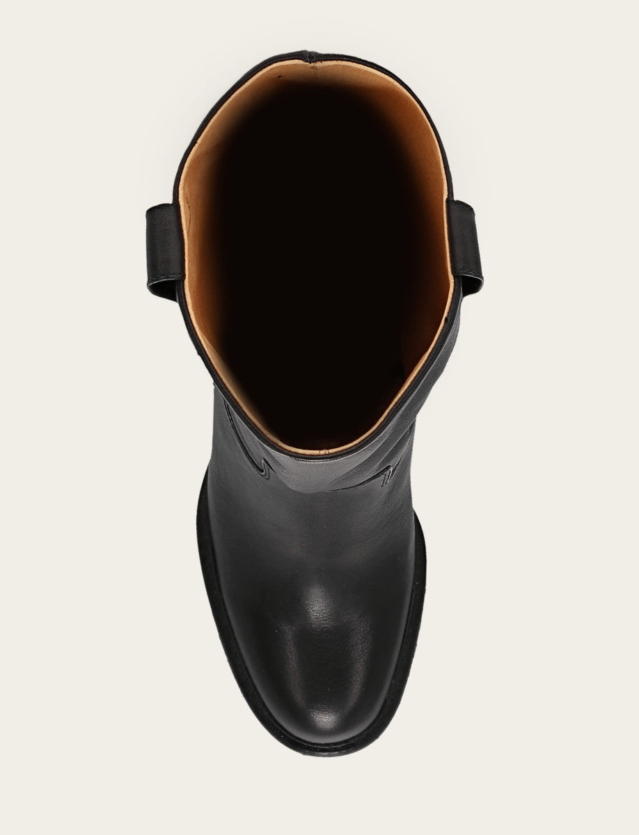 Alex Slouchy Mid - Black - Top Down