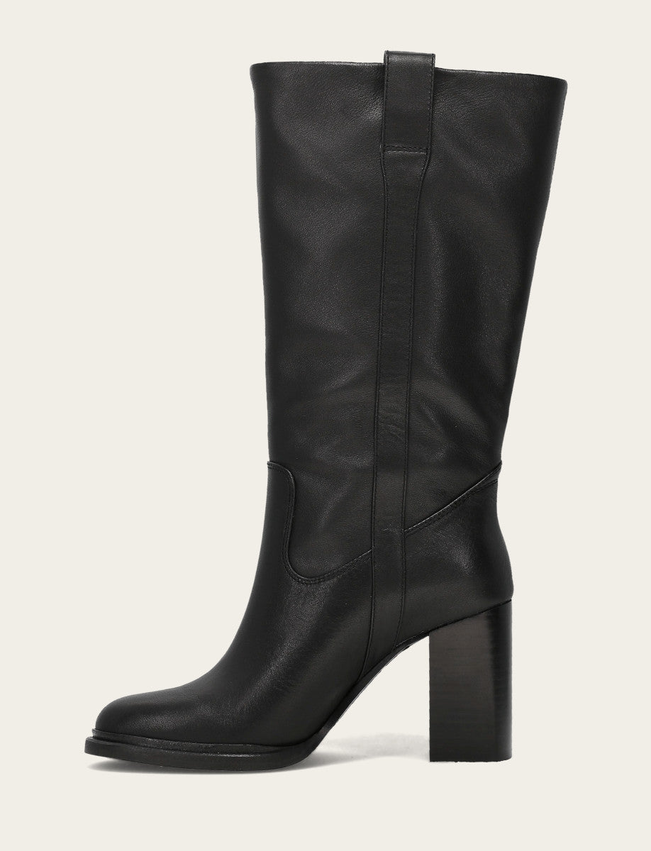 Alex Slouchy Mid - Black - Inside