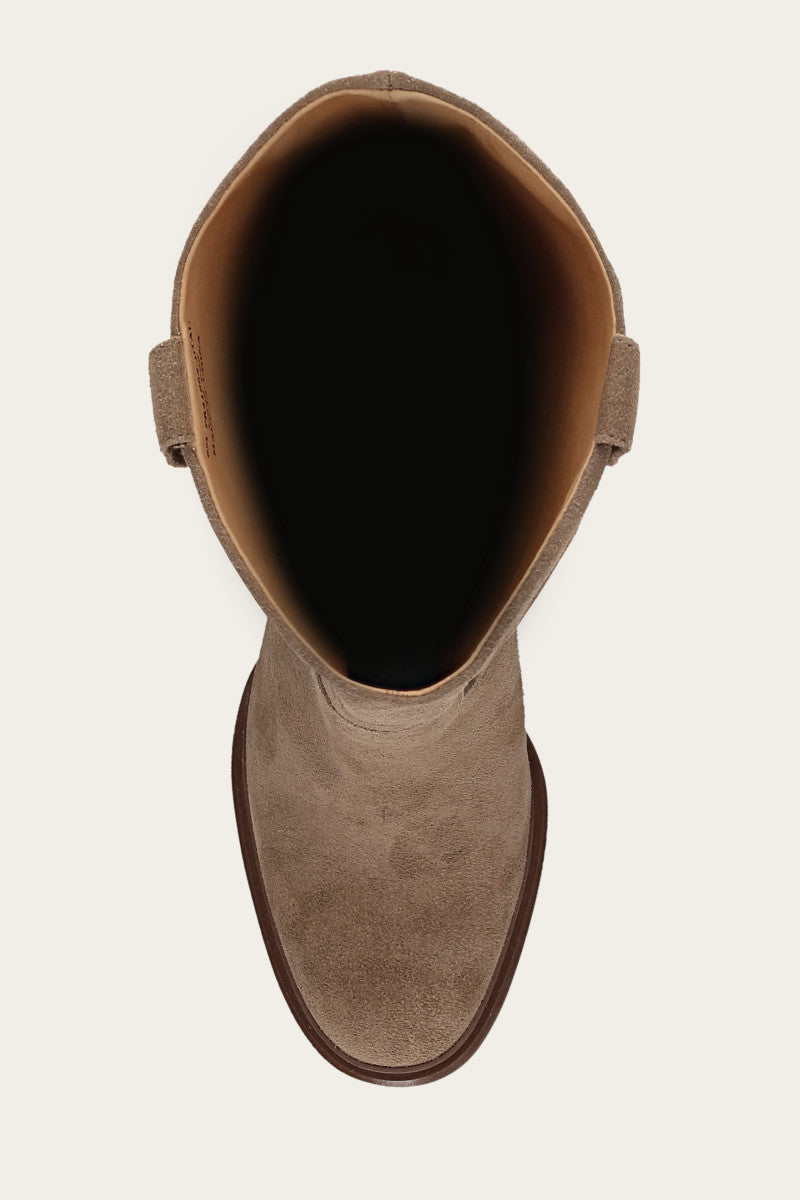 Alex Slouchy Mid - Dark Taupe - Top Down