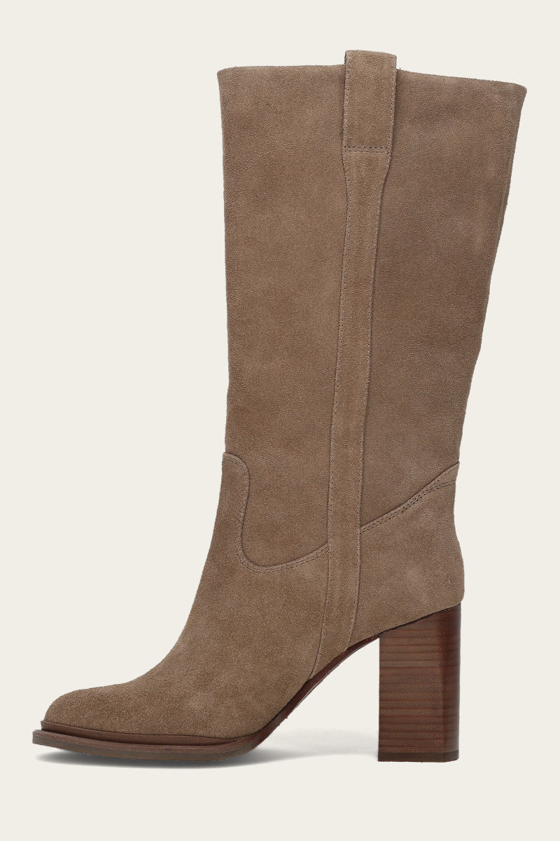 Alex Slouchy Mid - Dark Taupe - Inside