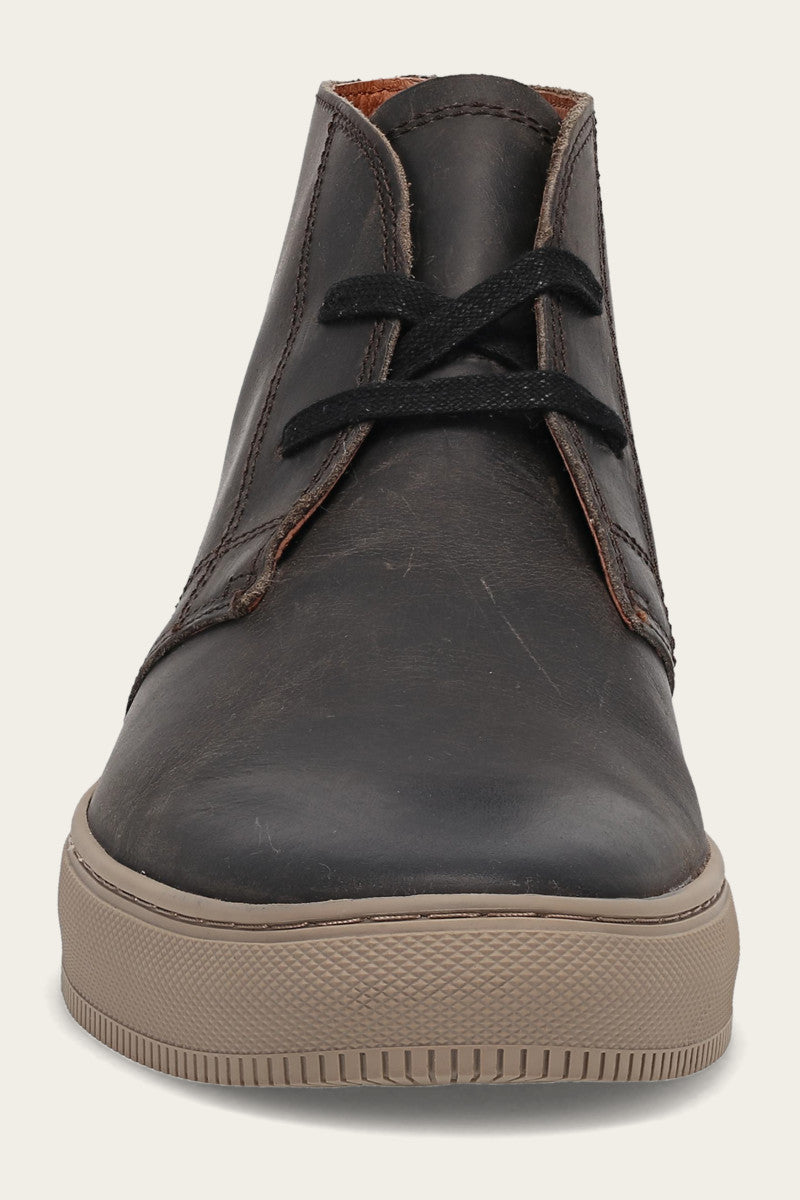 Astor Chukka - Antiqued Black - Front