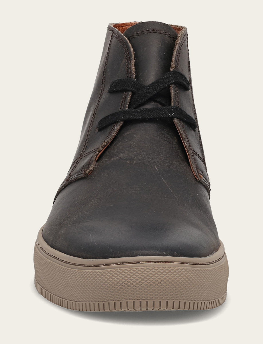 Astor Chukka - Antiqued Black - Front