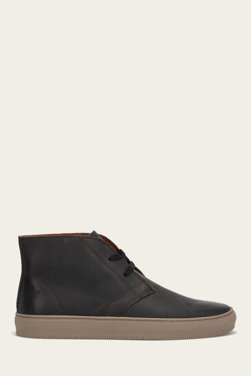 Astor Chukka - Antiqued Black - Outside