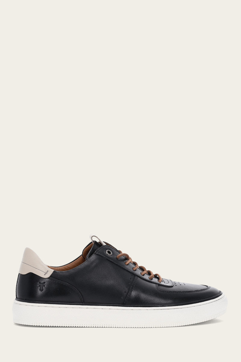 Astor Low Lace Court - Black - Outside