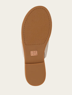 Ava Crochet Slide - Ivory - Sole