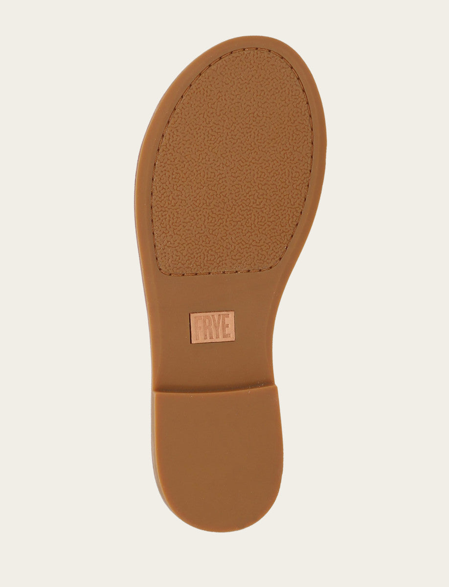 Ava Woodstock Slide - White - Sole