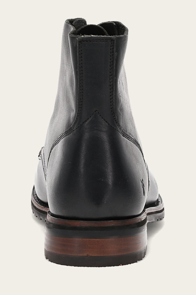 Barrett Lace Up - Black - Back