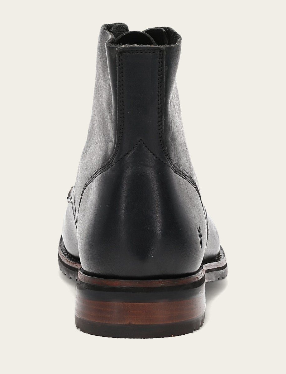 Barrett Lace Up - Black - Back