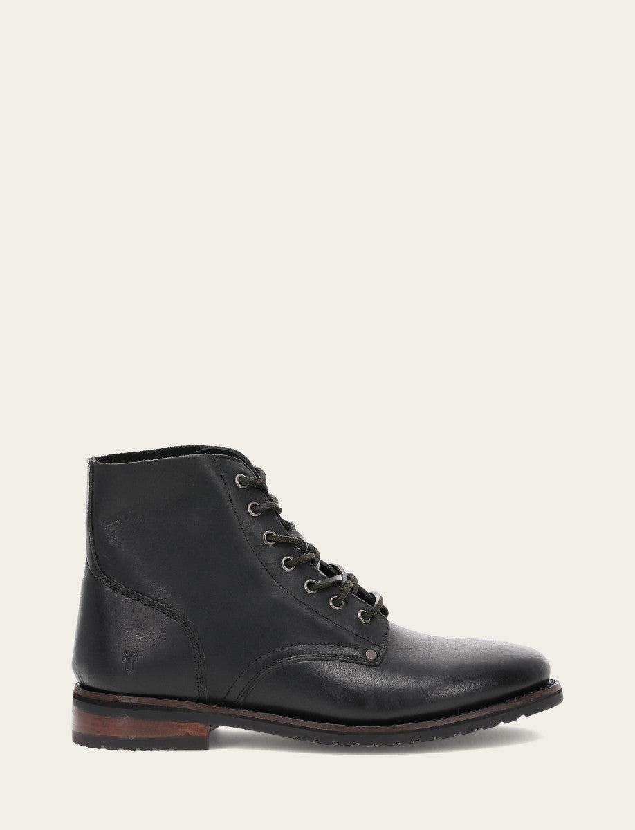 Barrett Lace Up - Black - Outside