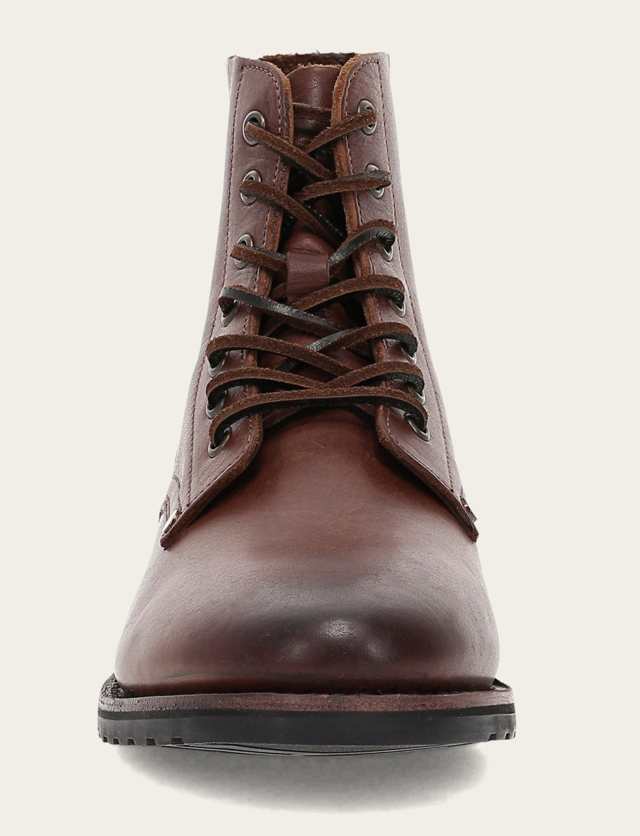 Barrett Lace Up - Cognac - Front