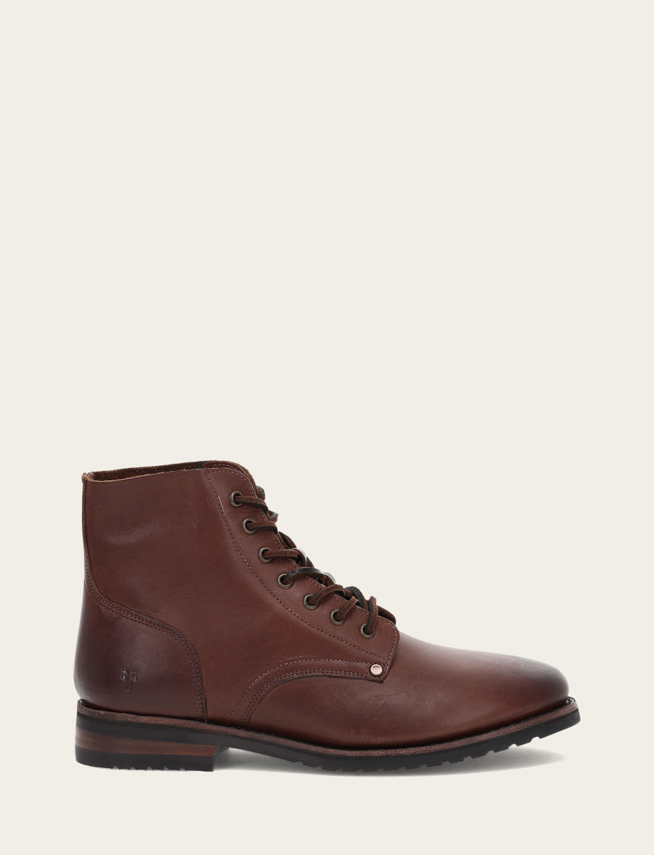 Barrett Lace Up - Cognac - Outside