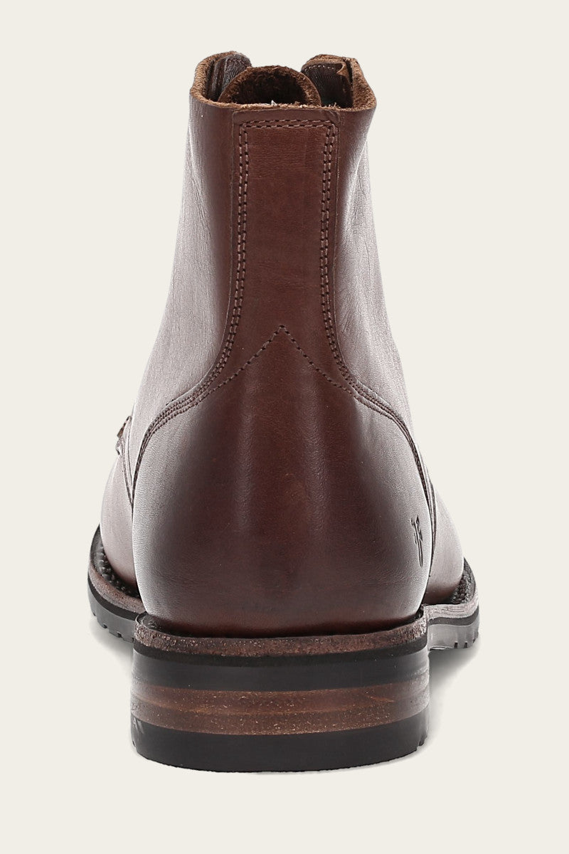 Barrett Lace Up - Cognac - Back