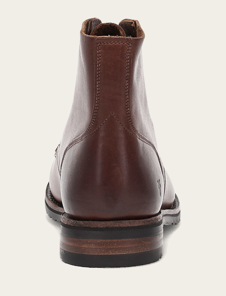 Barrett Lace Up - Cognac - Back