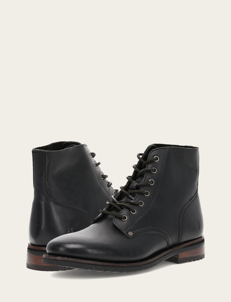 Barrett Lace Up - Black - Pair