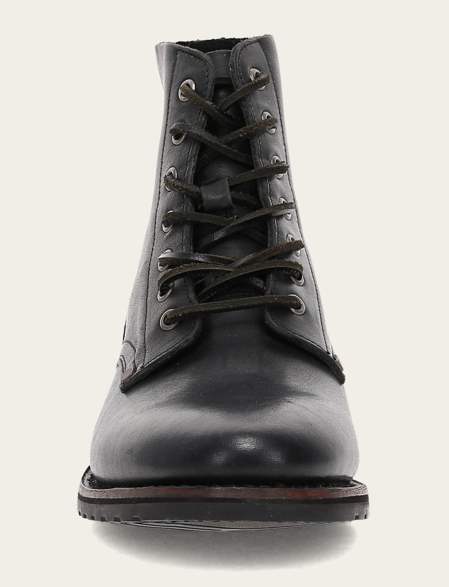 Barrett Lace Up - Black - Front