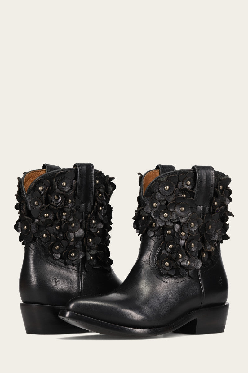 Billy Flower - Black - Pair