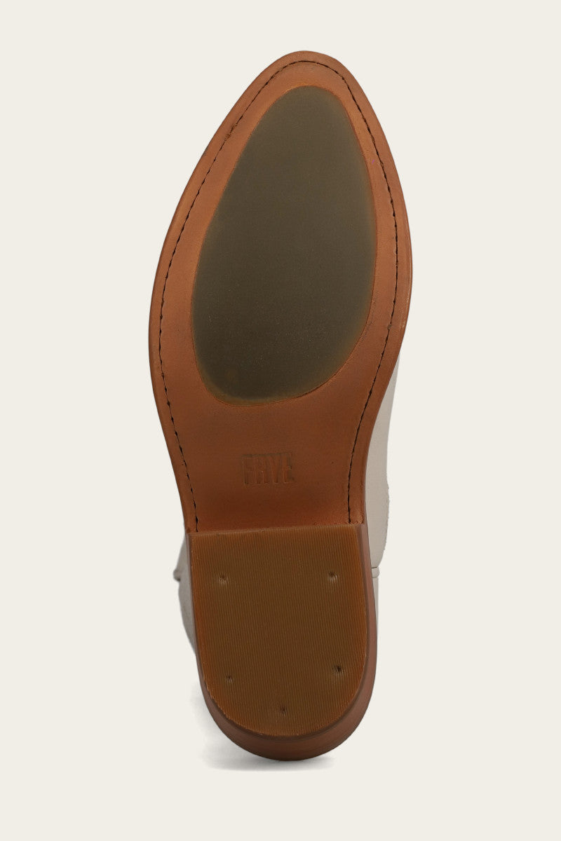 Billy Pull On Deco Stitch - Ivory - Sole
