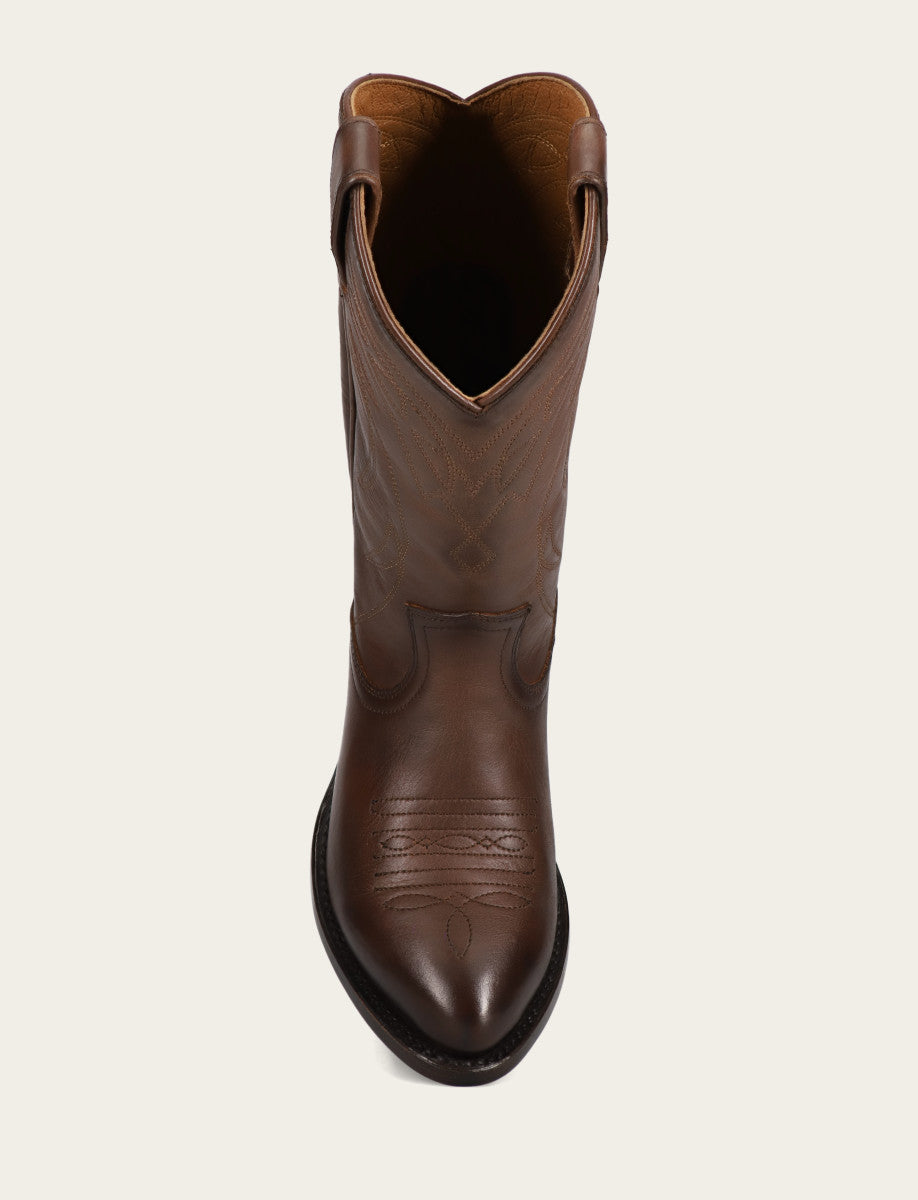 Billy Pull On Deco Stitch - Bourbon - Top Down