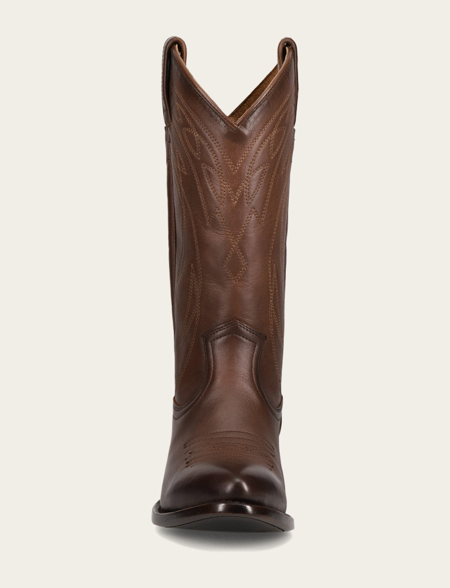 Billy Pull On Deco Stitch - Bourbon - Front