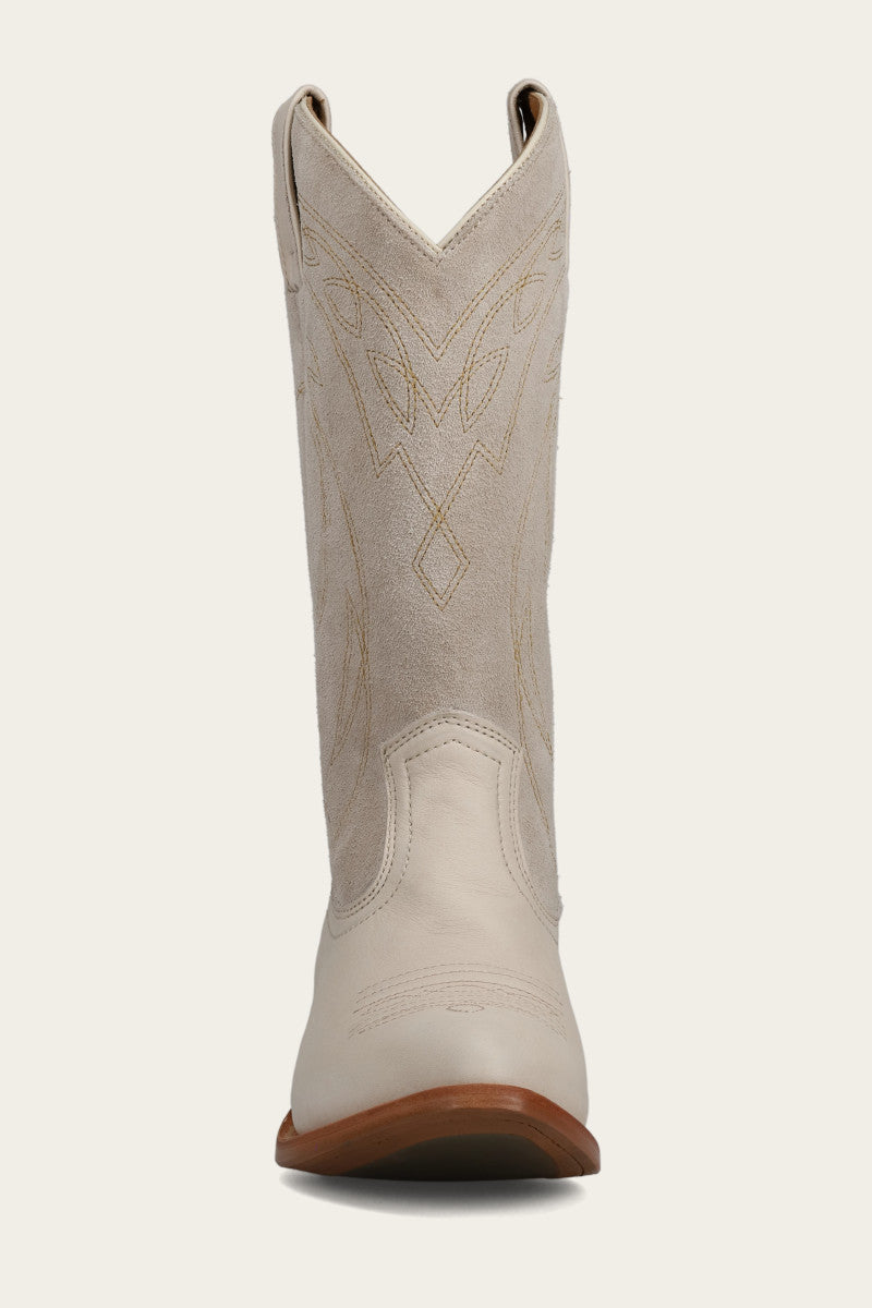 Billy Pull On Deco Stitch - Ivory - Front
