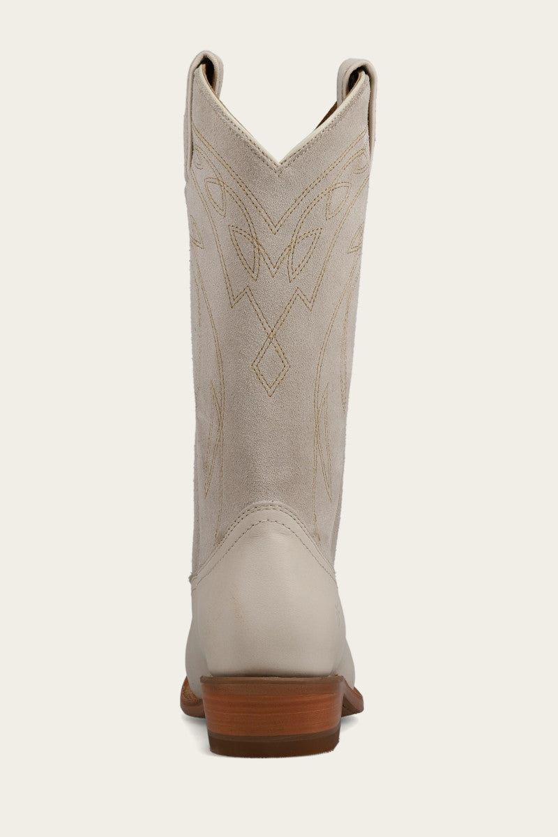 Billy Pull On Deco Stitch - Ivory - Back