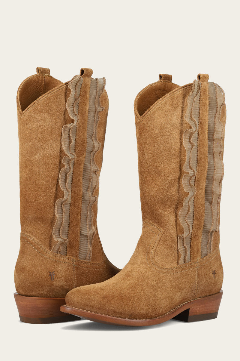 Billy Pull On Ruffle - Almond - Pair