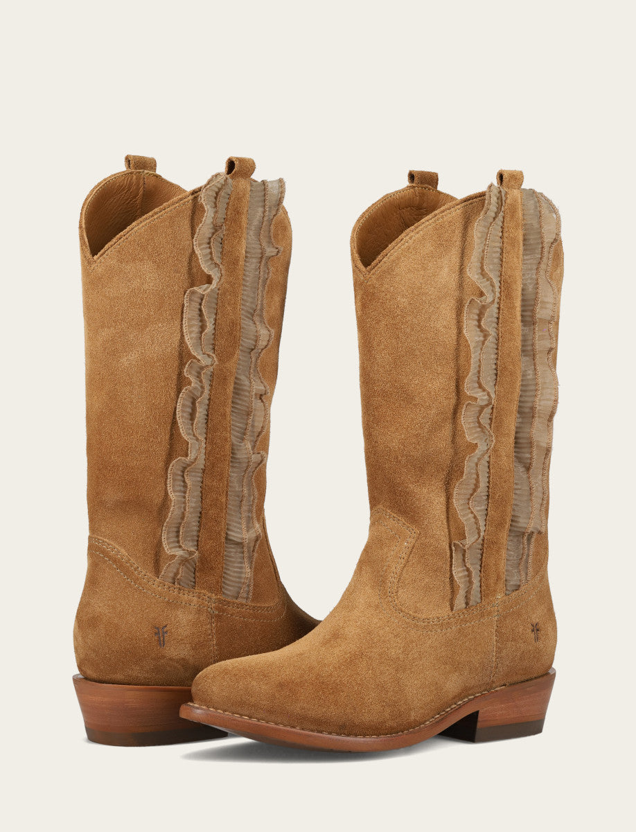 Billy Pull On Ruffle - Almond - Pair