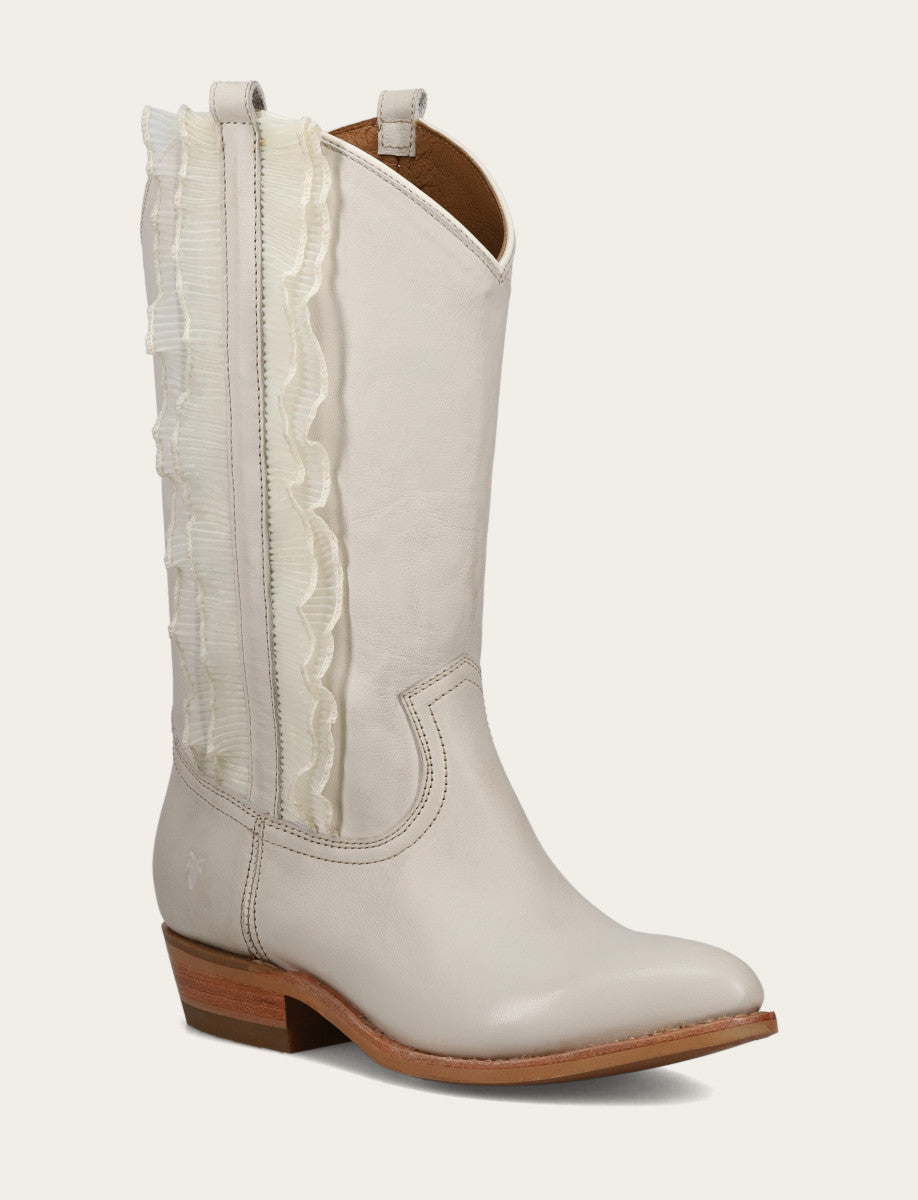 Billy Pull On Ruffle - Ivory - Hero