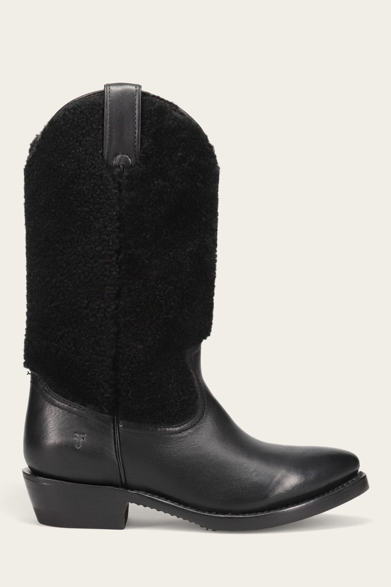 Billy Pull On Shearling - Black - Outside