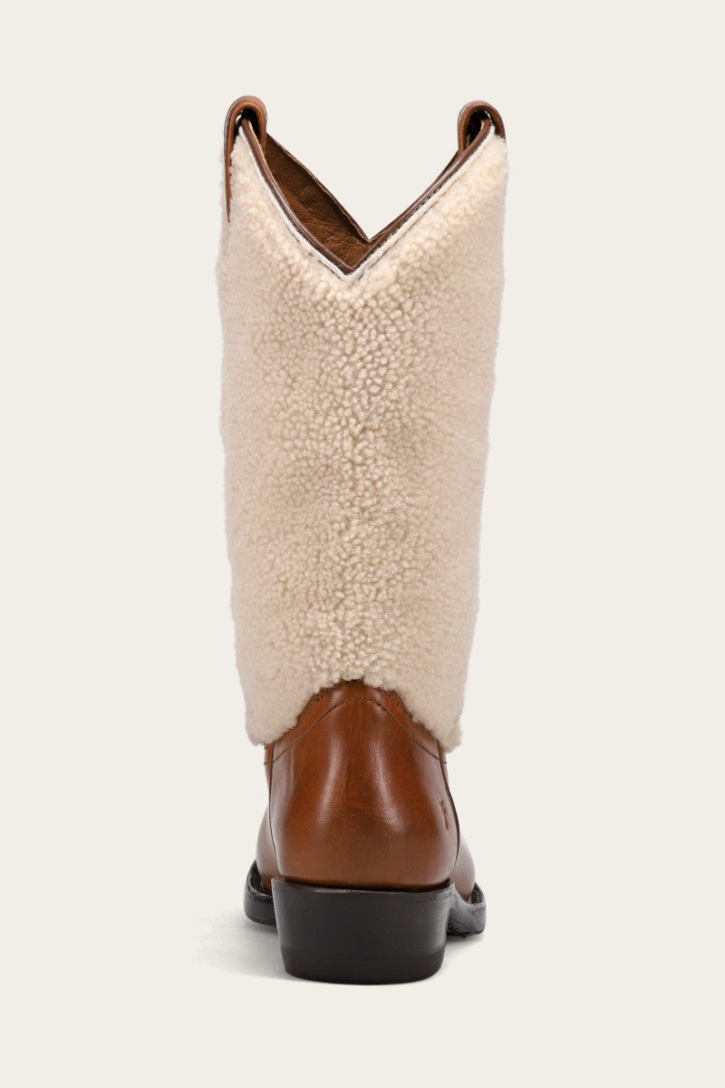 Billy Pull On Shearling - Caramel - Back