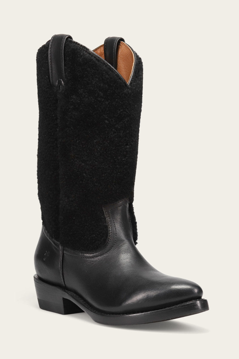 Billy Pull On Shearling - Black - Hero