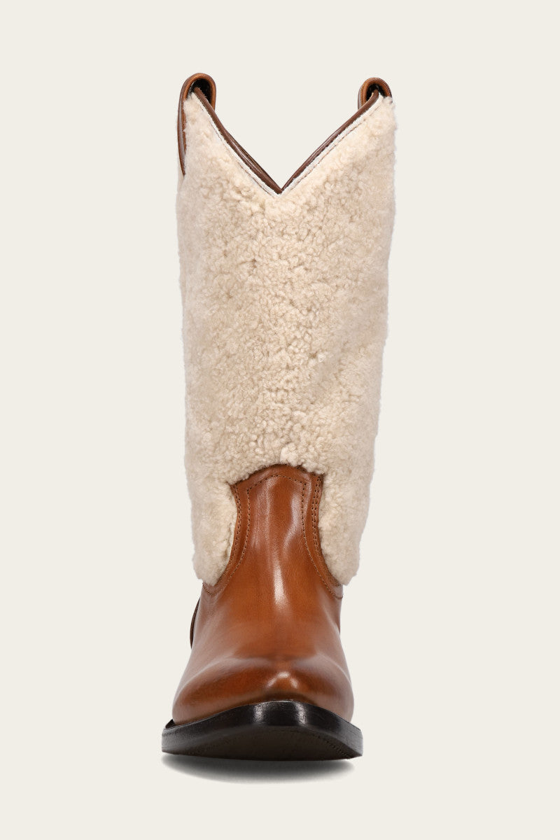 Billy Pull On Shearling - Caramel - Front